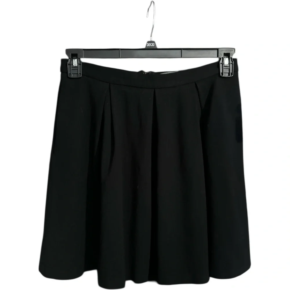 Vince Camuto Pleated Mini Skirt Black Size 2